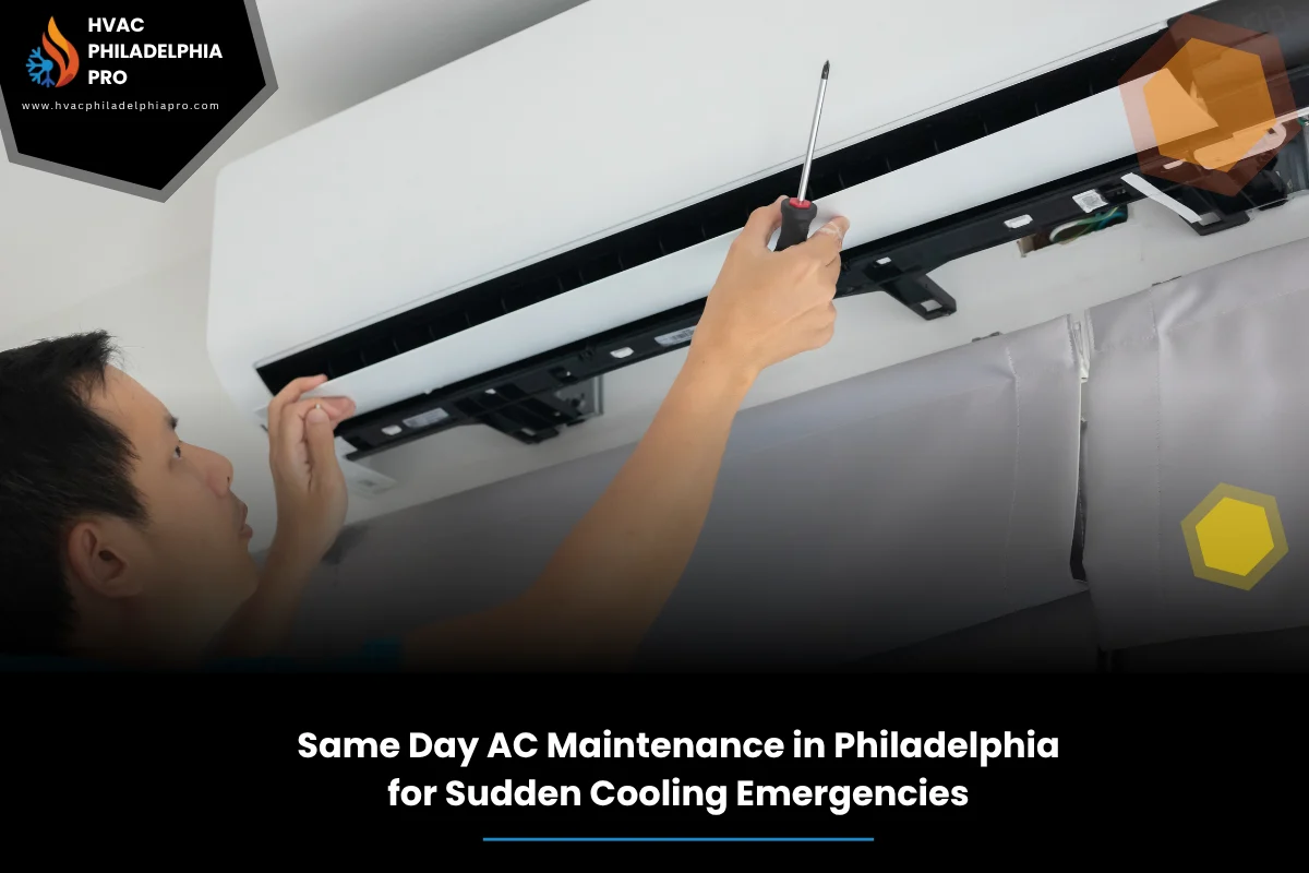 Same Day AC Maintenance in Philadelphia for Sudden Cooling Emergencies