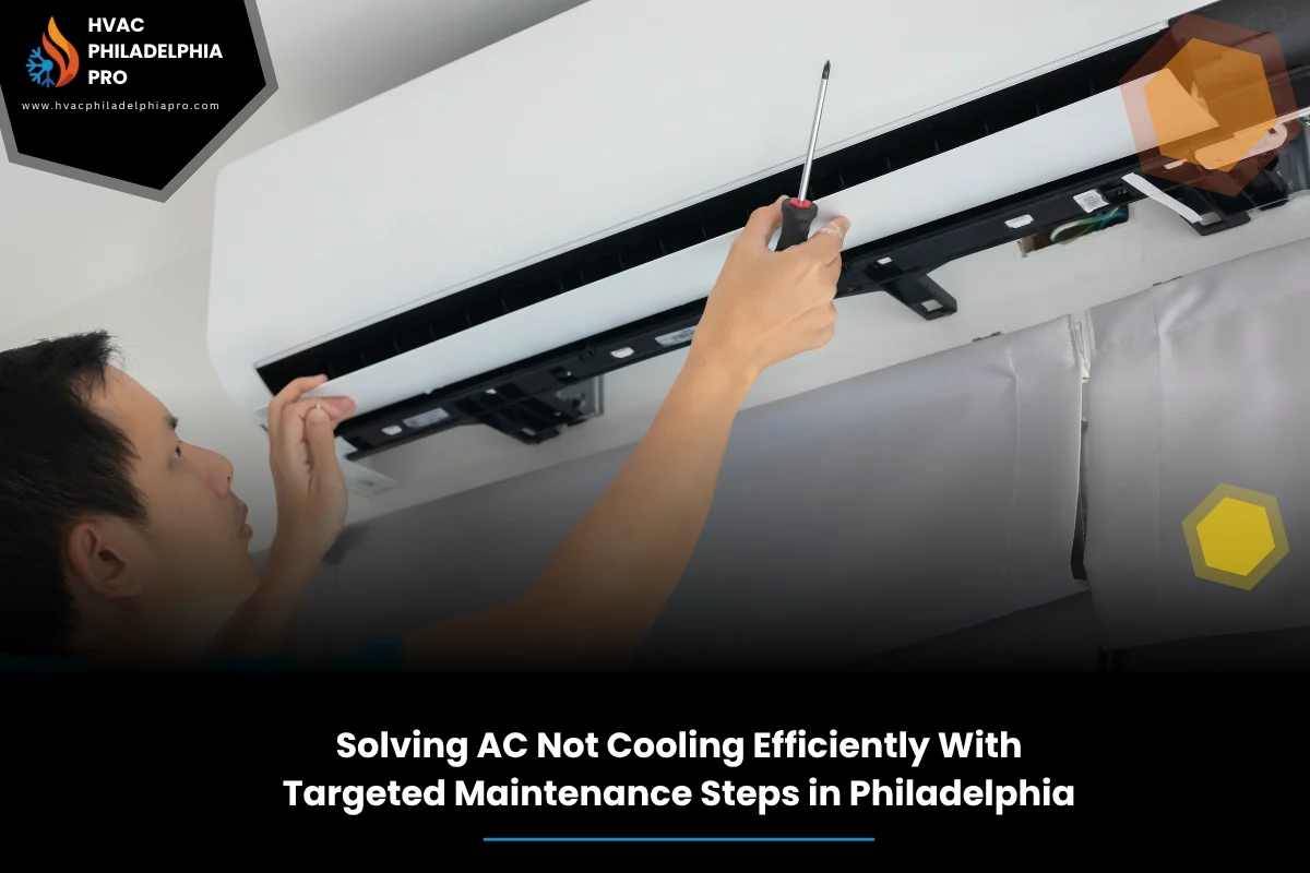 Solving AC Not Cooling Efficiently With Targeted Maintenance Steps in Philadelphia