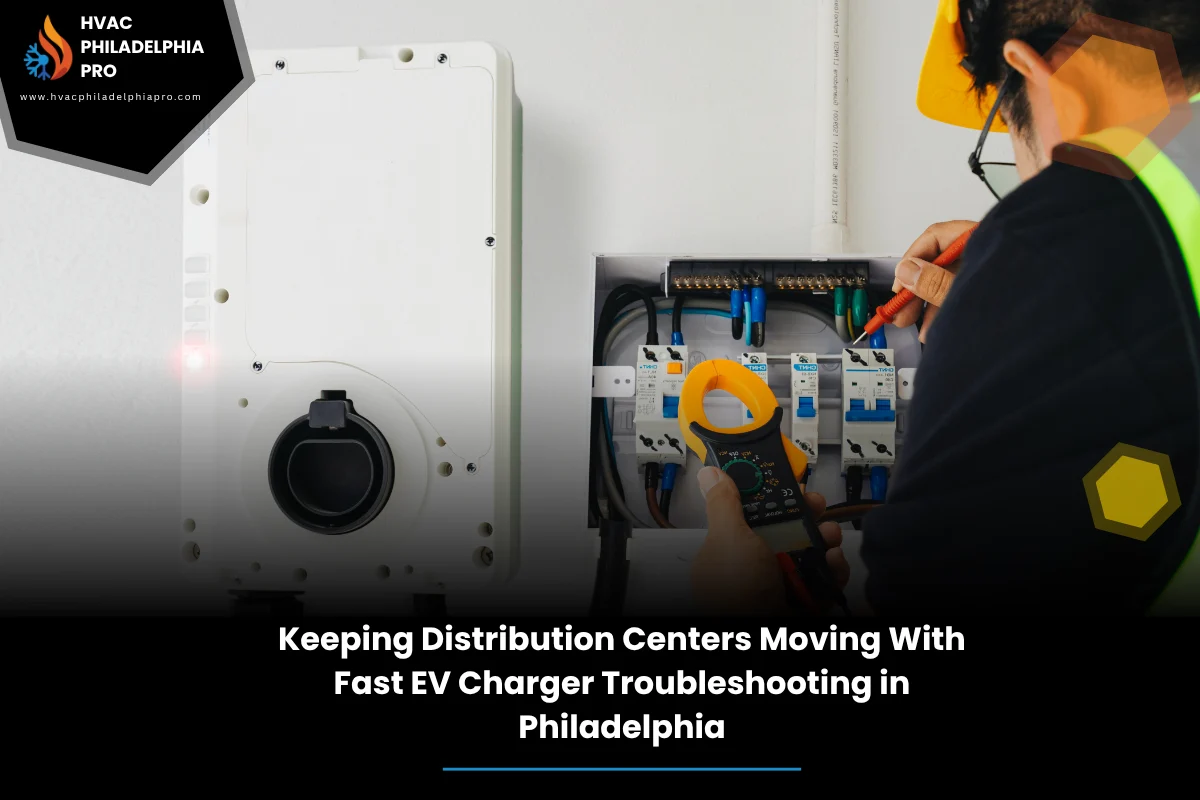 Keeping Distribution Centers Moving With Fast EV Charger Troubleshooting in Philadelphia